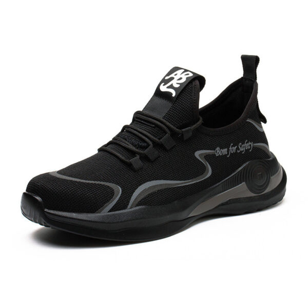 Men Work Safety Shoes Anti-Puncture Working Sneakers Male Indestructible Work Shoes Men Boots Lightweight Men Shoes Safety Boots - Image 6
