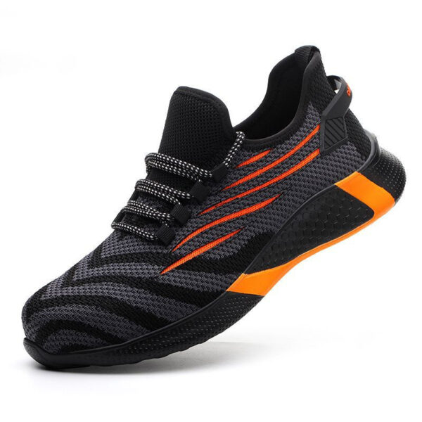 Men Work Safety Shoes Anti-Puncture Working Sneakers Male Indestructible Work Shoes Men Boots Lightweight Men Shoes Safety Boots - Image 2