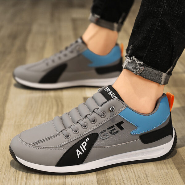 Men Sports Flat Shoes Comfortable Breathable Non-slip Wear-resistant Board Shoes - Image 4