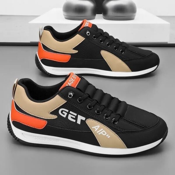 Men Sports Flat Shoes Comfortable Breathable Non-slip Wear-resistant Board Shoes - Image 2