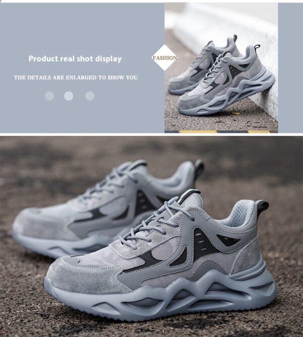 Anti Smashing Men's Protective Shoes - Image 7